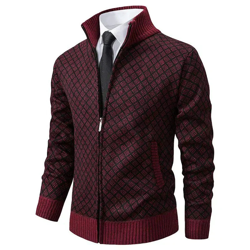 Gerhard | Herren Strickjacke mit Reißverschluss