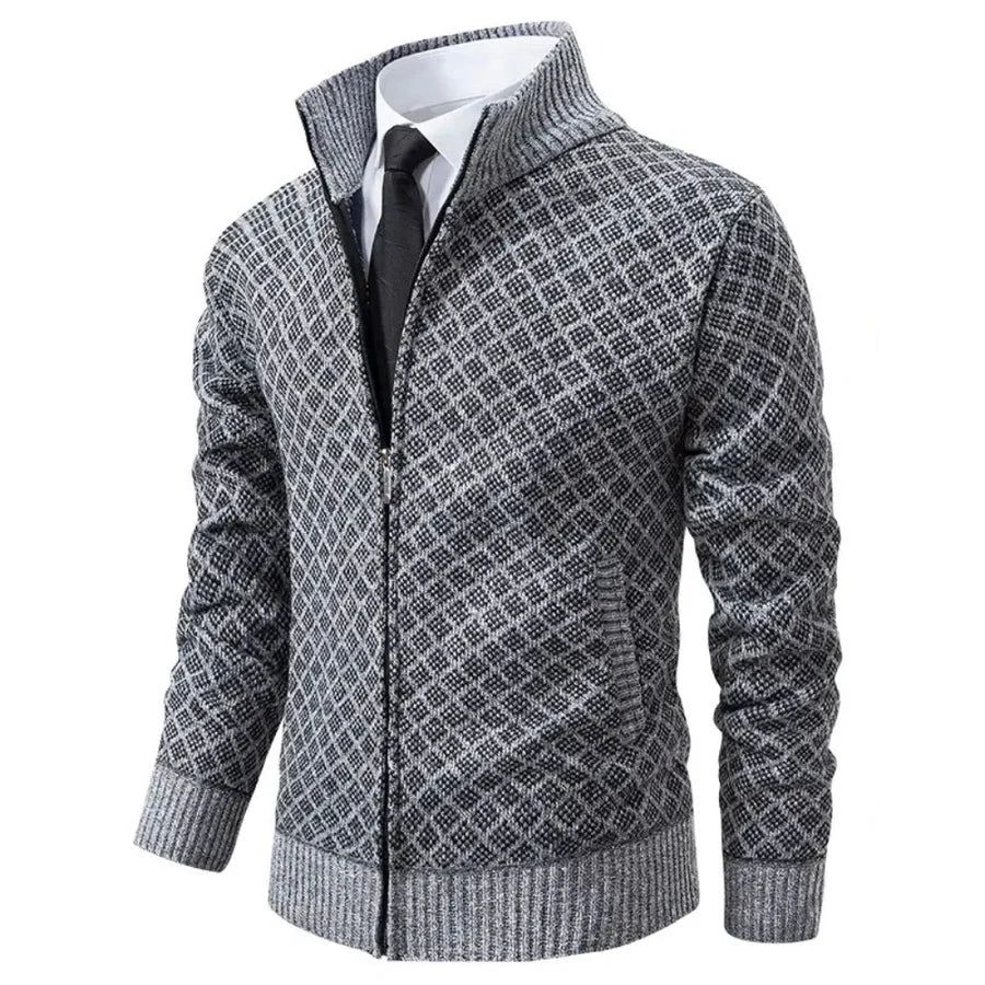 Gerhard | Herren Strickjacke mit Reißverschluss