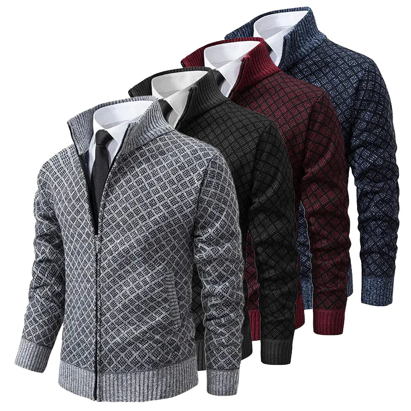 Gerhard | Herren Strickjacke mit Reißverschluss