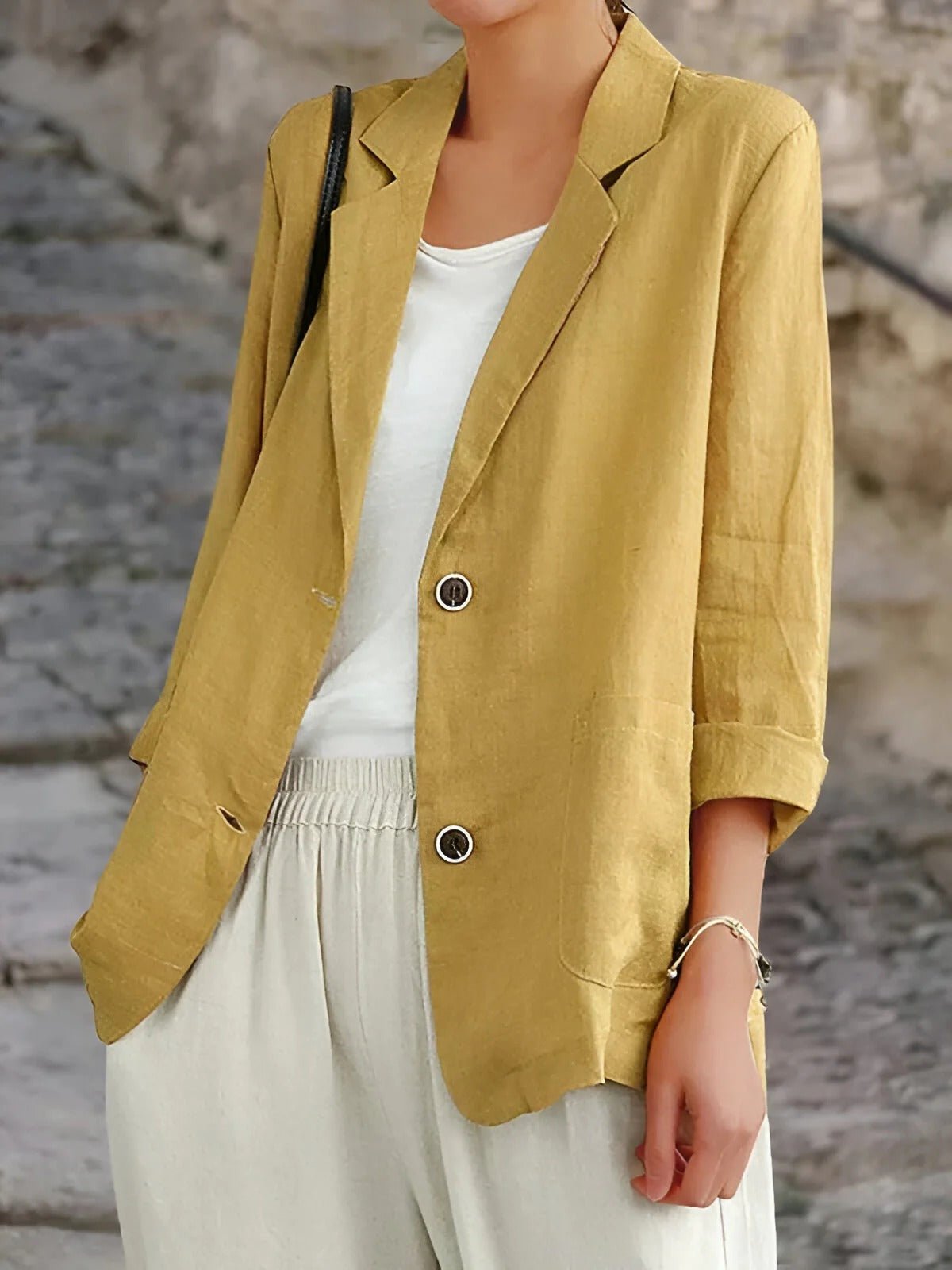 Greta | Damen Business Blazer mit Knöpfen