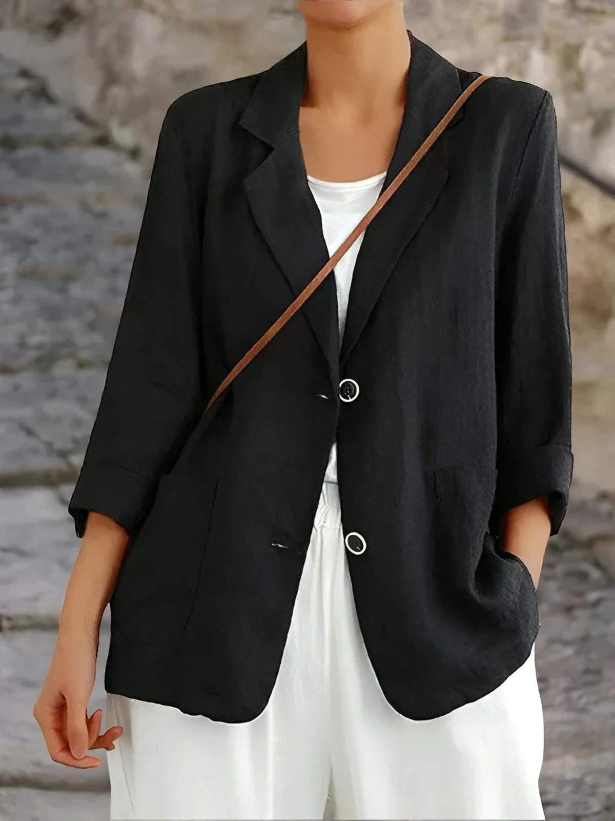Greta | Damen Business Blazer mit Knöpfen