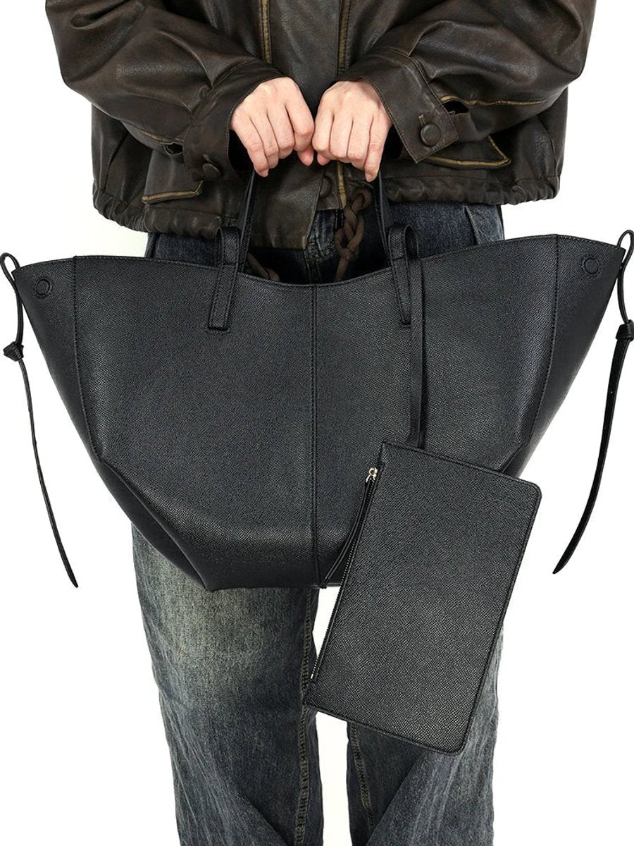 Lena | Großzügige Damen Laptoptasche Kunstleder Vintage-Stil
