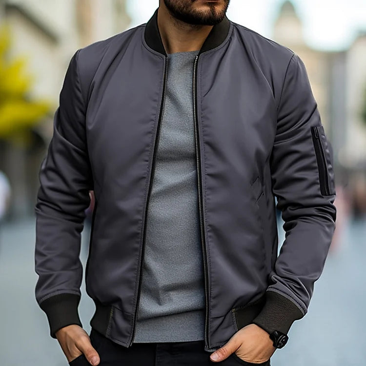Gunnar | Herren Langarm Bomberjacke