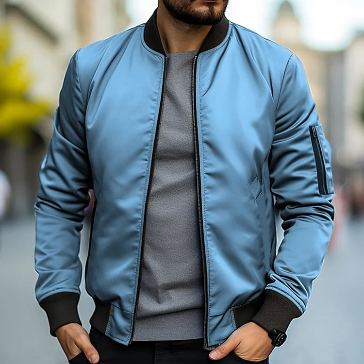 Gunnar | Herren Langarm Bomberjacke