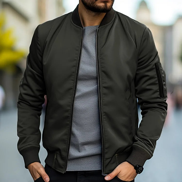 Gunnar | Herren Langarm Bomberjacke