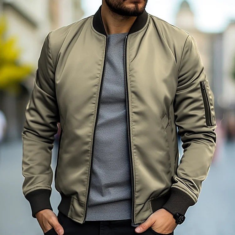 Gunnar | Herren Langarm Bomberjacke