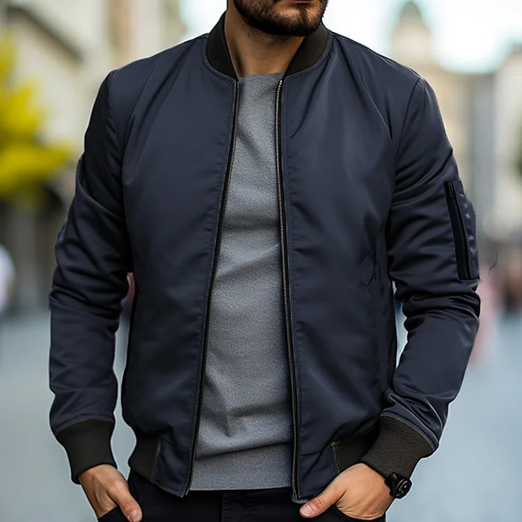 Gunnar | Herren Langarm Bomberjacke