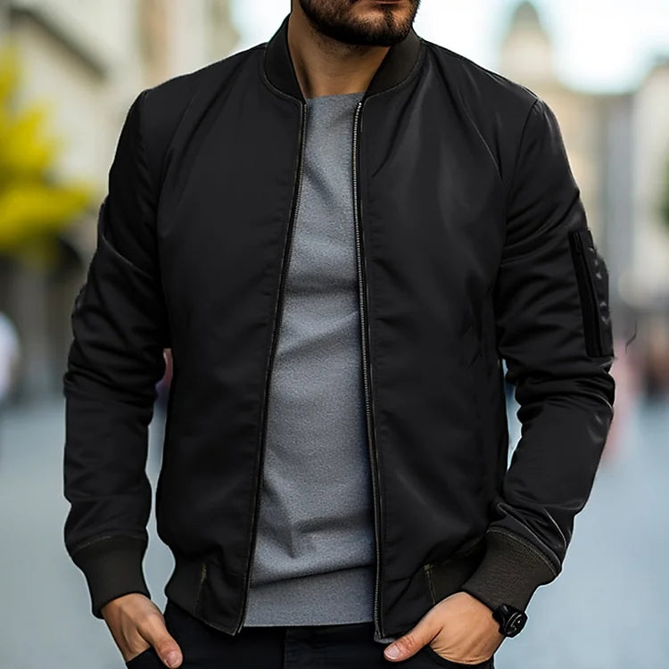 Gunnar | Herren Langarm Bomberjacke