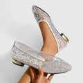 Gwendoline | Damen Spitze Ballerinas mit Komfort Sohle