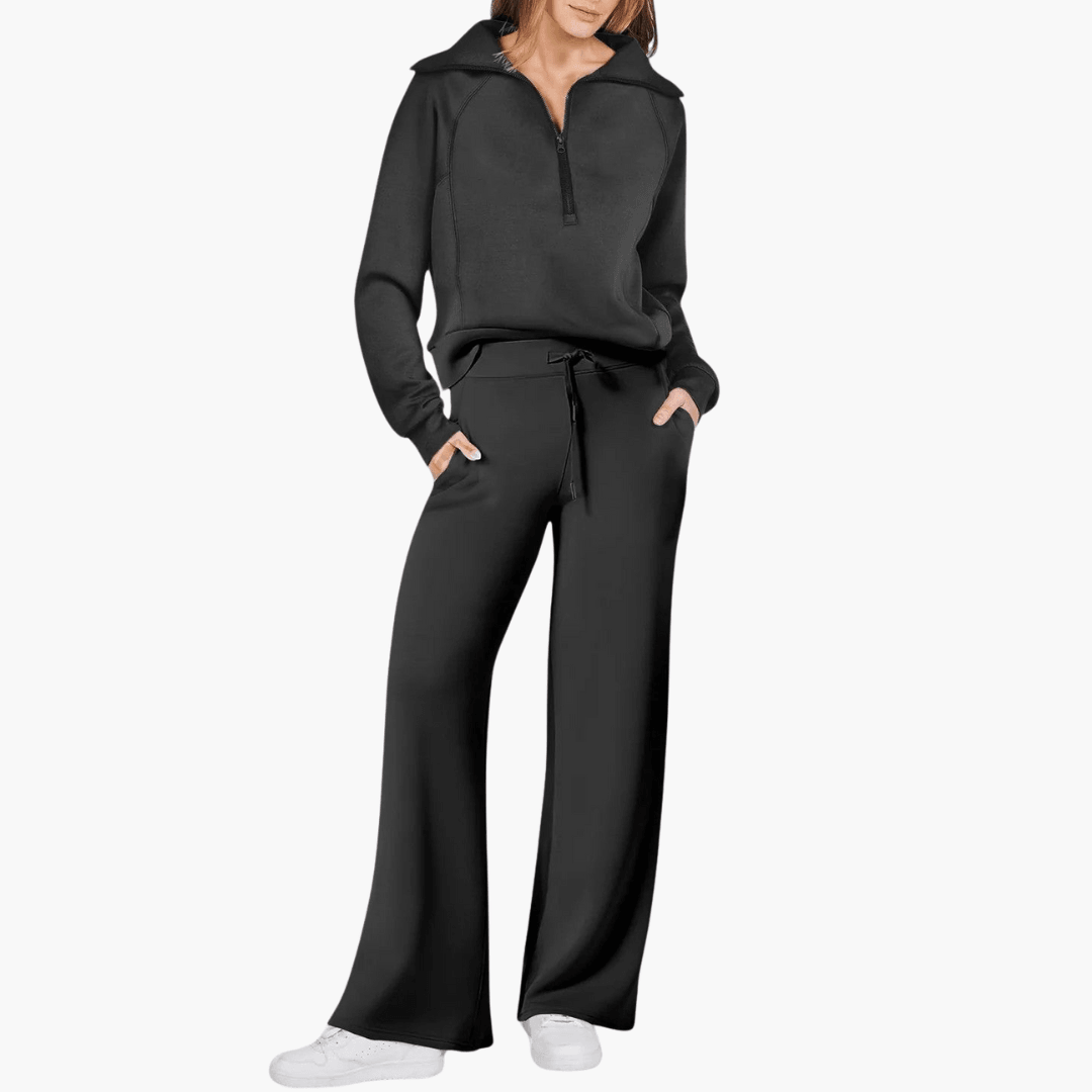 Gwendolyn | Damen Kapuzenpullover Jogginghose Set