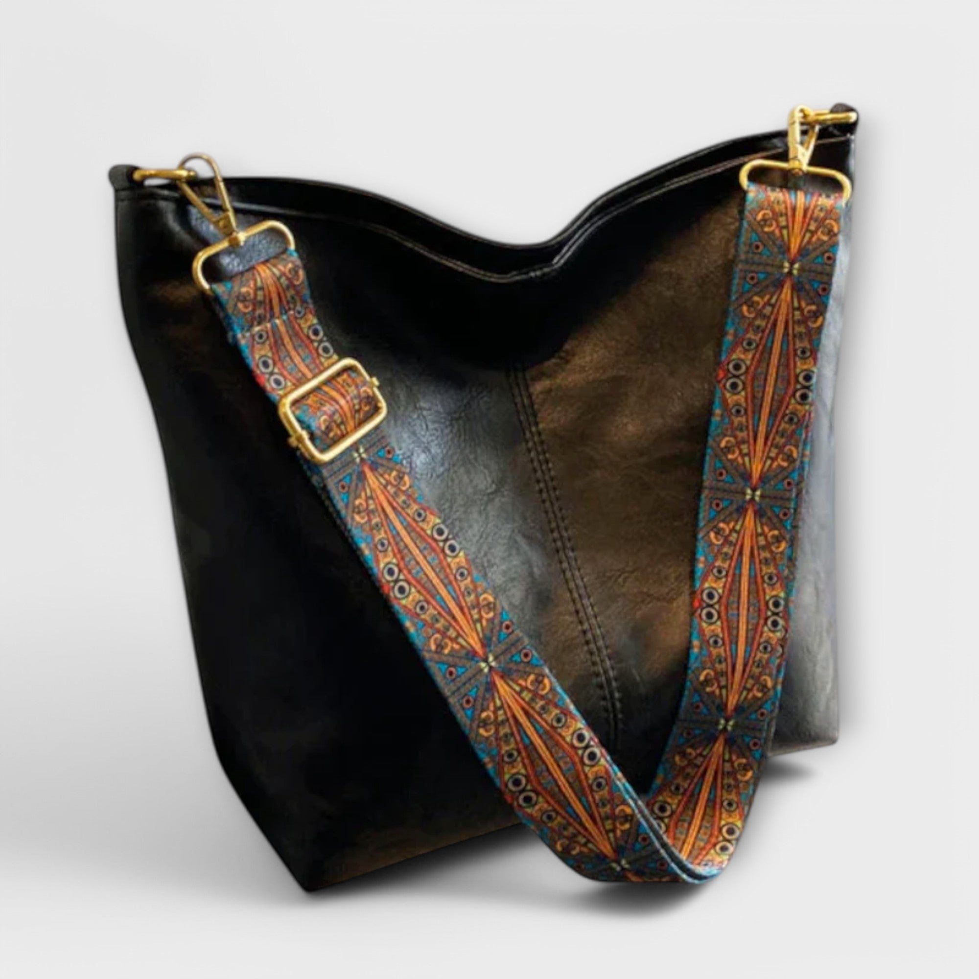 Damen Schultertasche mit verstellbarem Kettenriemen