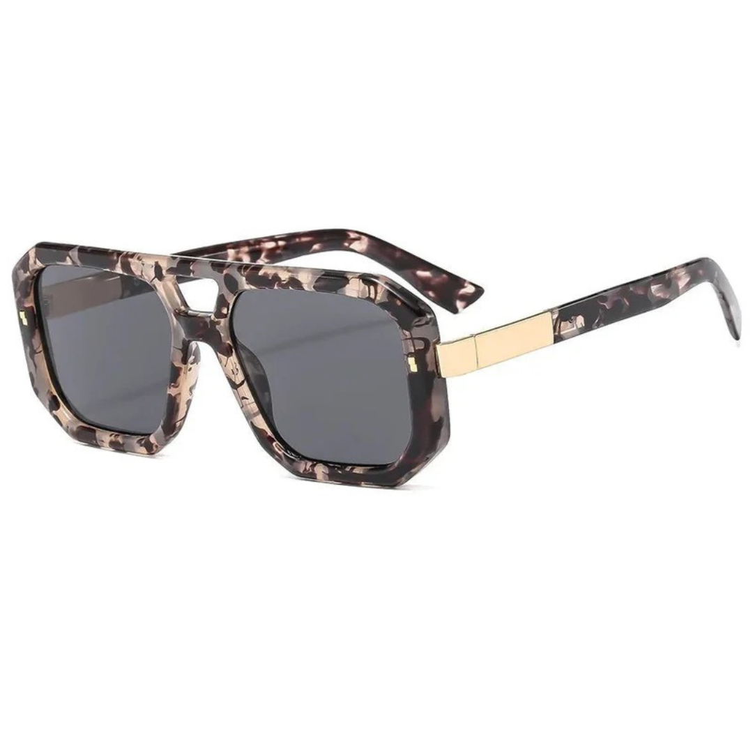 Hans | Herren Stilvolle Sonnenbrille Aviator Gold Klassisch