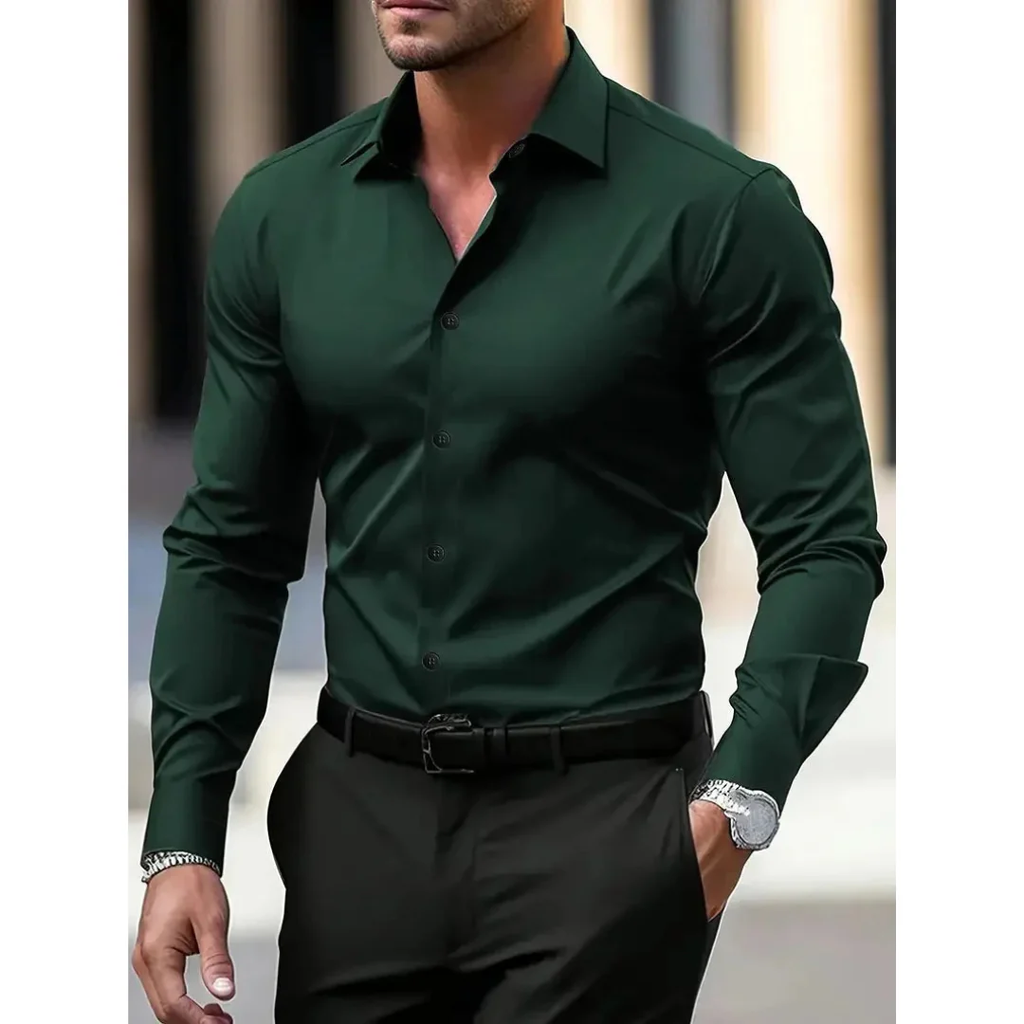 Heinrich | Herren Hemd Langarm Moderner Stil
