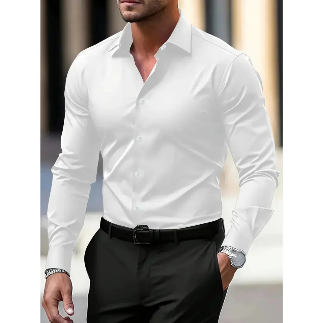 Heinrich | Herren Hemd Langarm Moderner Stil