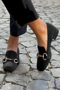 Henriette | Damen Loafer mit goldener Spange