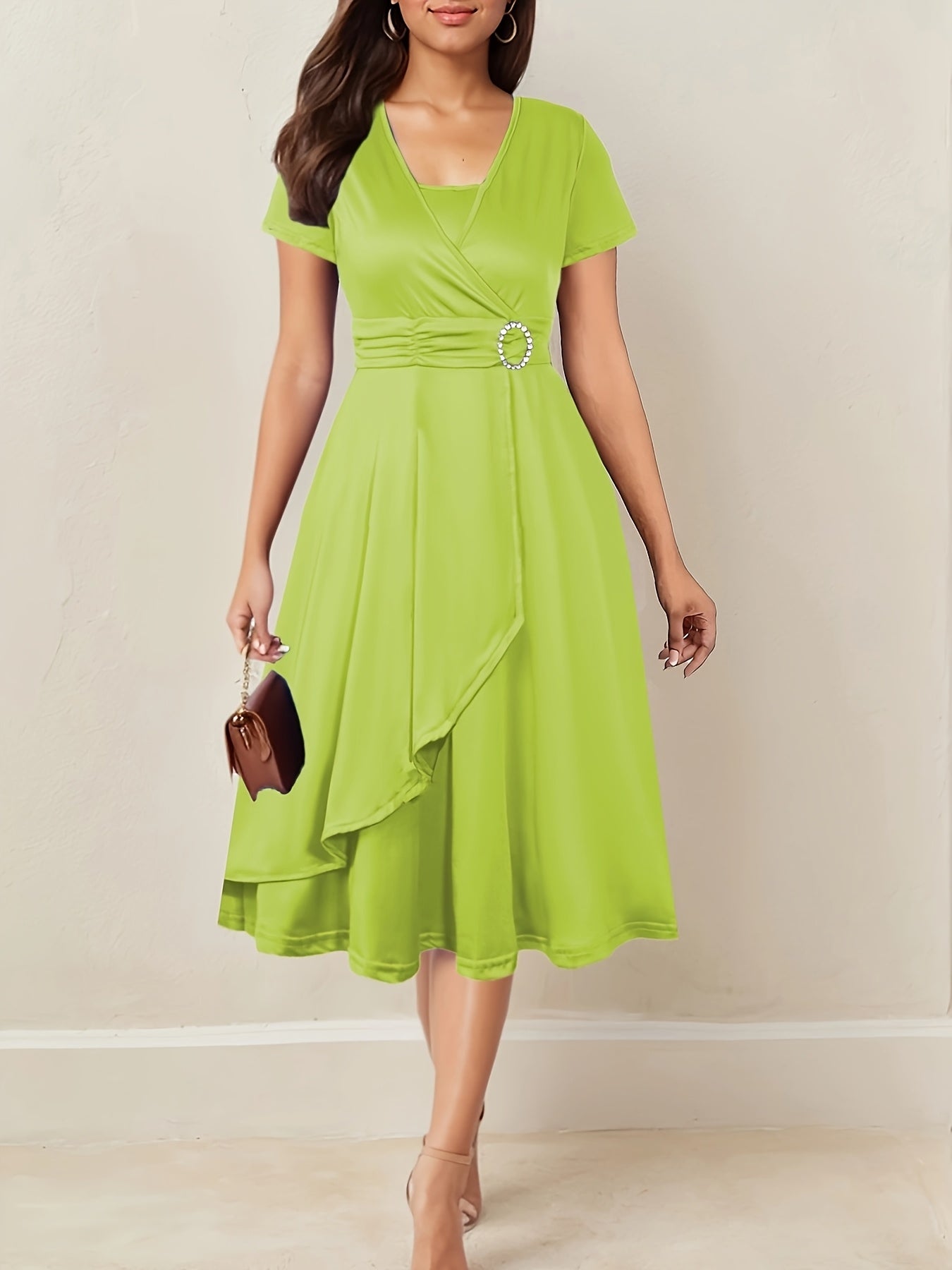 Maja | Herbstliches Hochzeitsgast Maxikleid