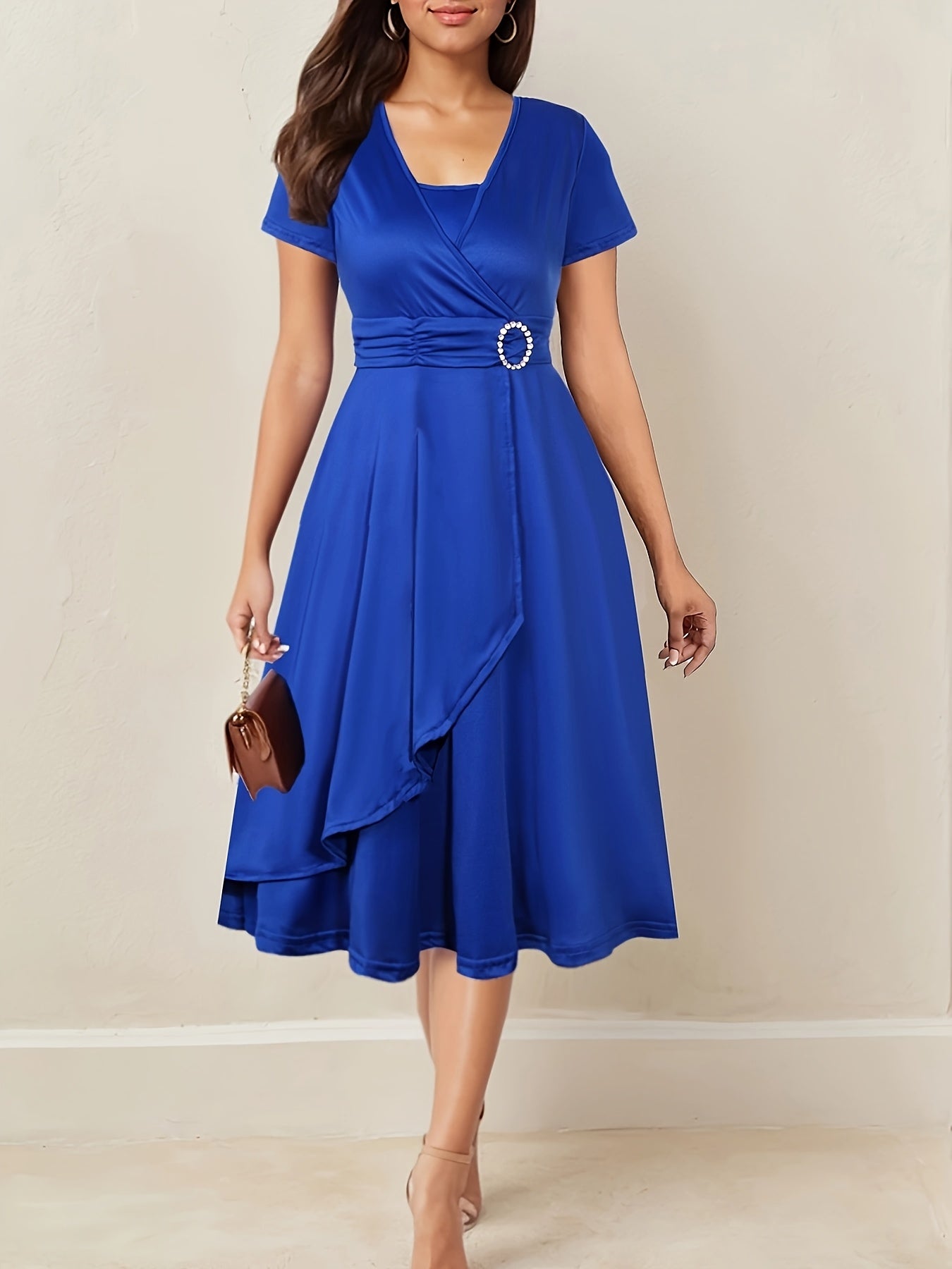 Maja | Herbstliches Hochzeitsgast Maxikleid