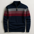 Henry | Herren Baumwoll Pullover mit Reißverschluss