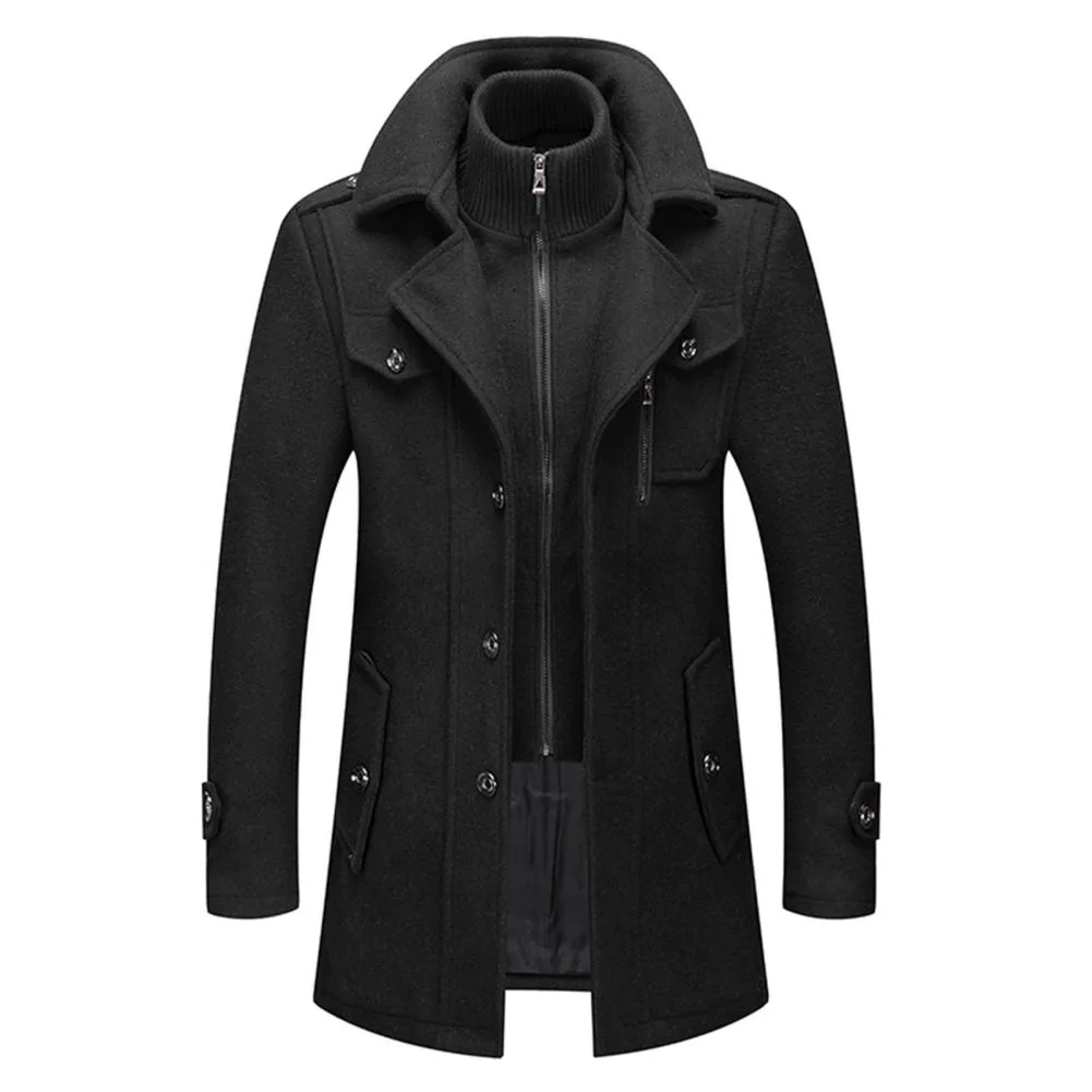 Noah | Herren Elegante Wollmischung-Jacke für Herbst