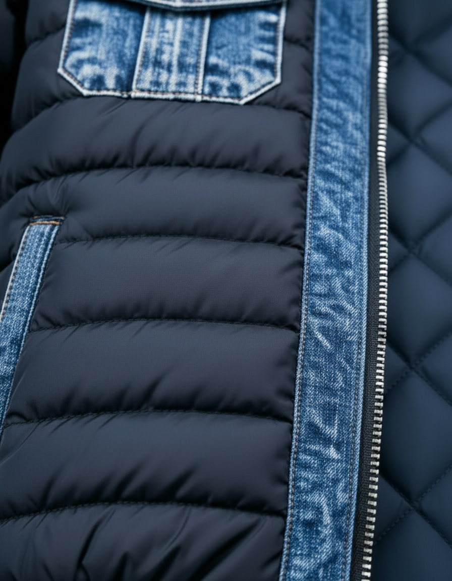 Oskar | Herren Gesteppte Hybridjacke für Herbst
