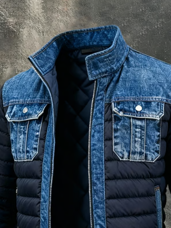 Oskar | Herren Gesteppte Hybridjacke für Herbst