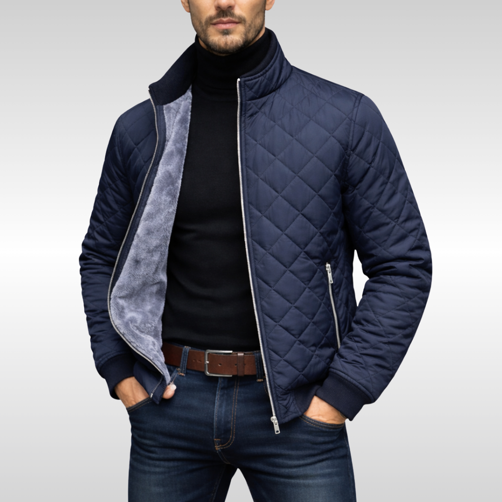 Emil | Herren Gesteppte Übergangsjacke mit Fleecefutter