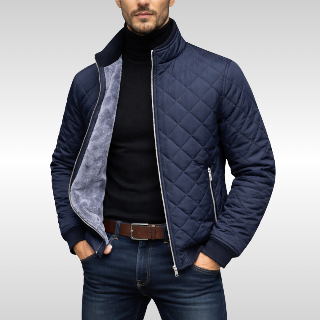 Emil | Herren Gesteppte Übergangsjacke mit Fleecefutter
