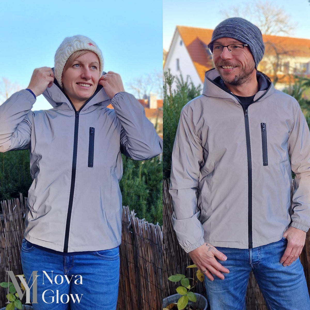Simon | Herren Jacke mit Reflektoren für Outdoor