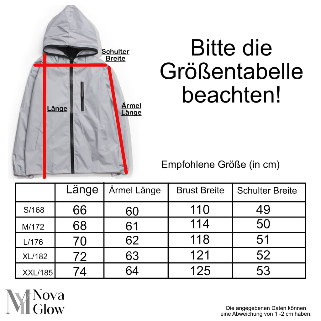 Simon | Herren Jacke mit Reflektoren für Outdoor