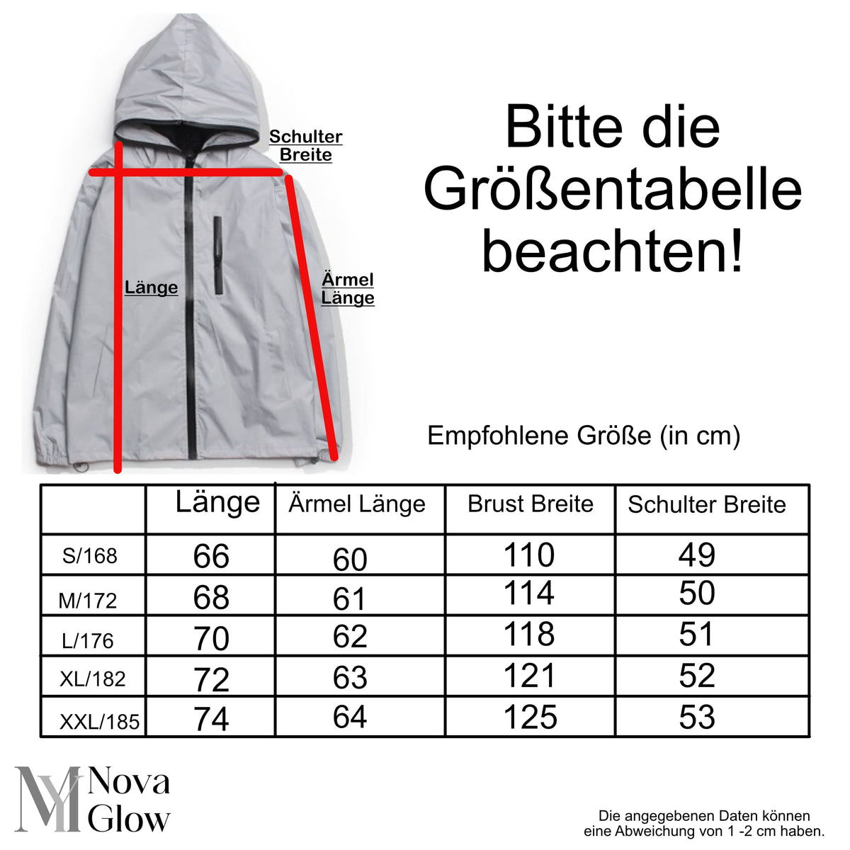 Simon | Herren Jacke mit Reflektoren für Outdoor