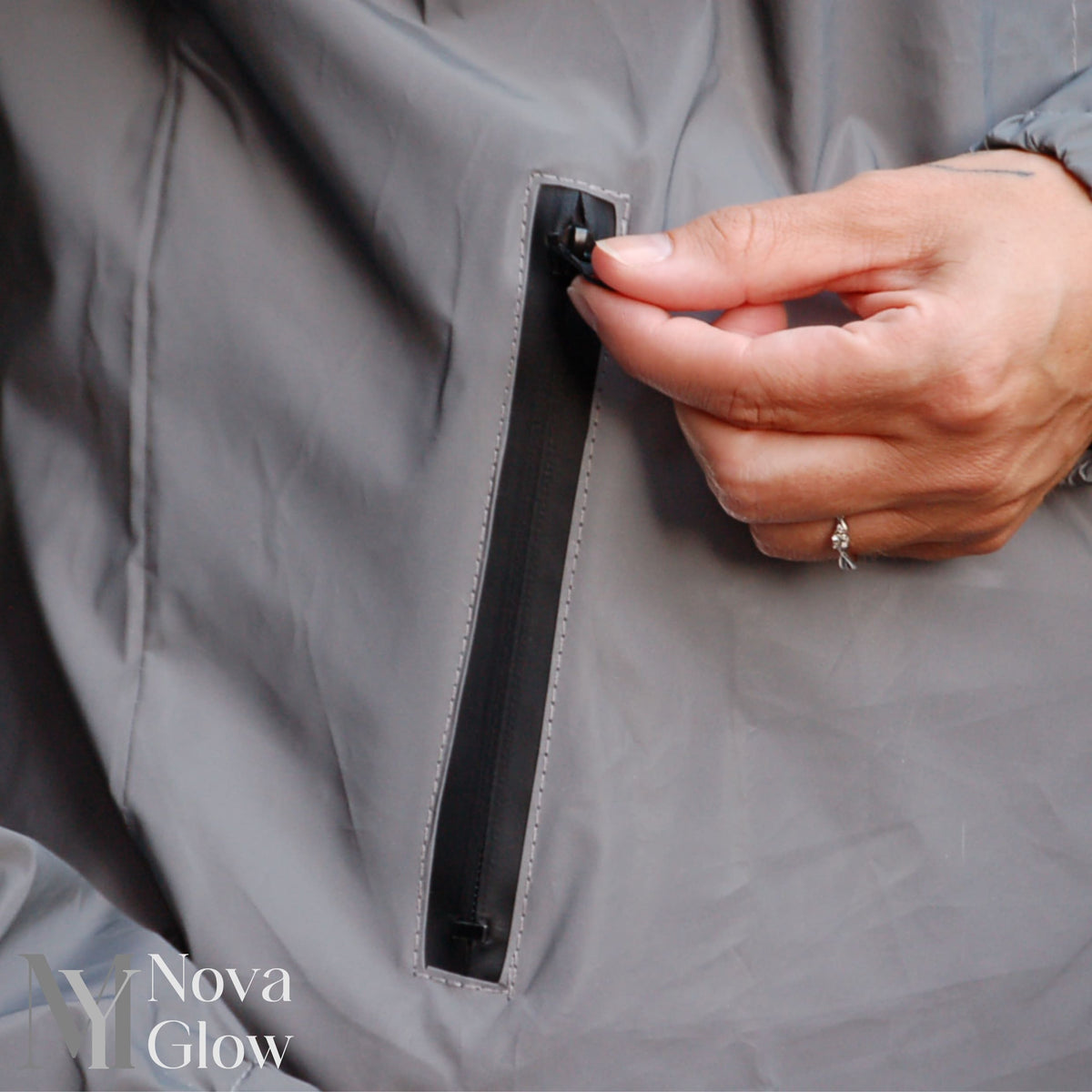 Simon | Herren Jacke mit Reflektoren für Outdoor