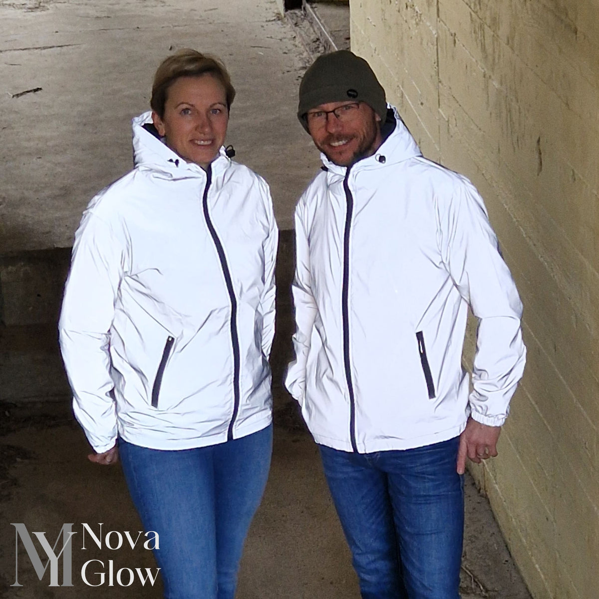 Simon | Herren Jacke mit Reflektoren für Outdoor