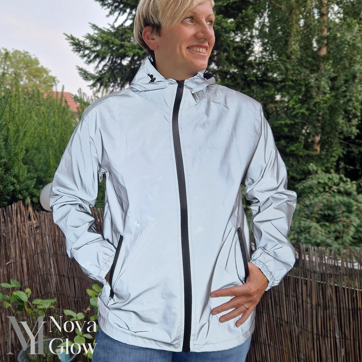 Simon | Herren Jacke mit Reflektoren für Outdoor