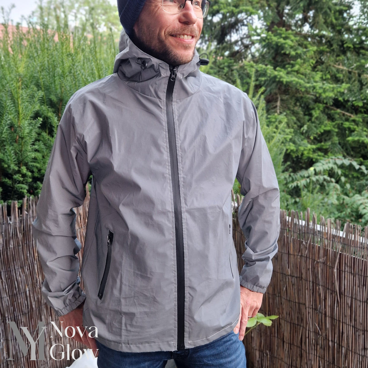 Simon | Herren Jacke mit Reflektoren für Outdoor