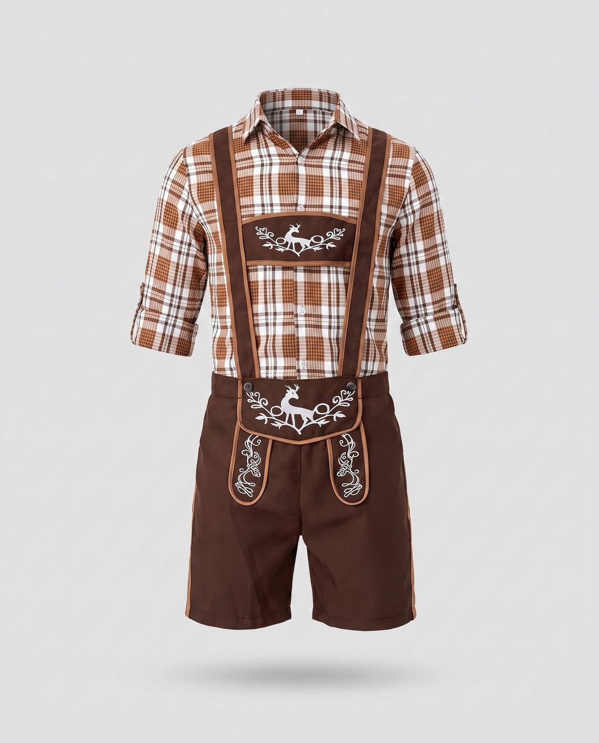 Samuel | Herren Lederhose Oktoberfest im Trachtenstil