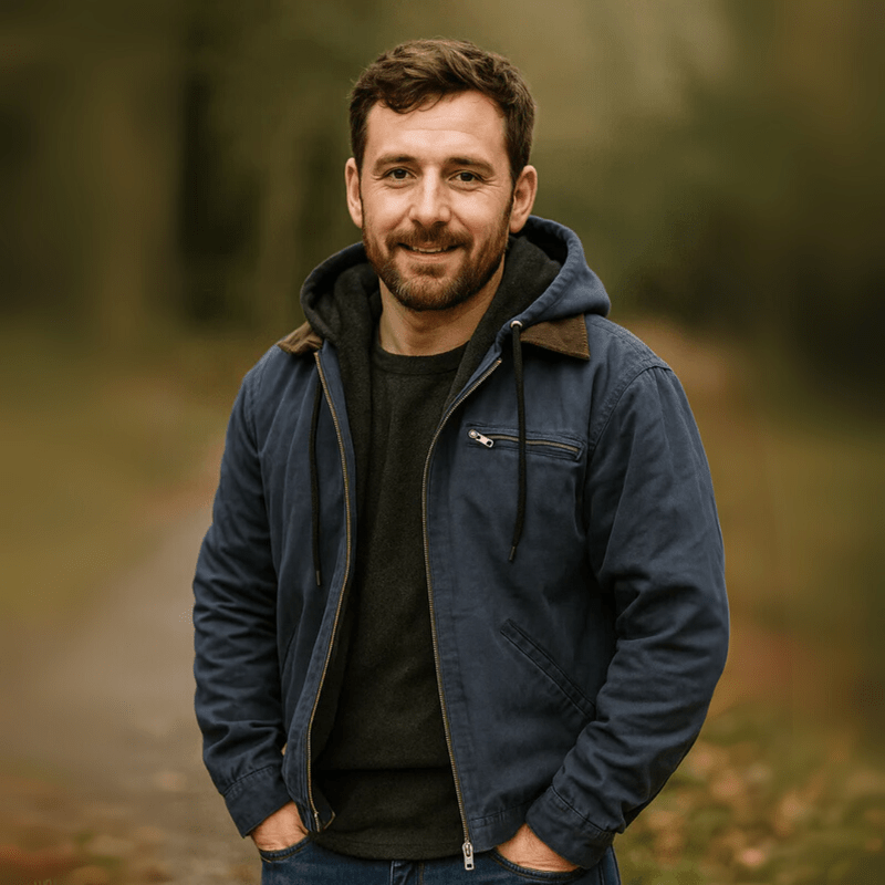 Lukas | Herren Lederjacke im Urban-Stil mit Kapuze
