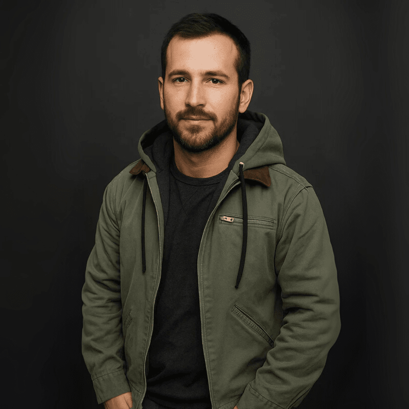 Lukas | Herren Lederjacke im Urban-Stil mit Kapuze