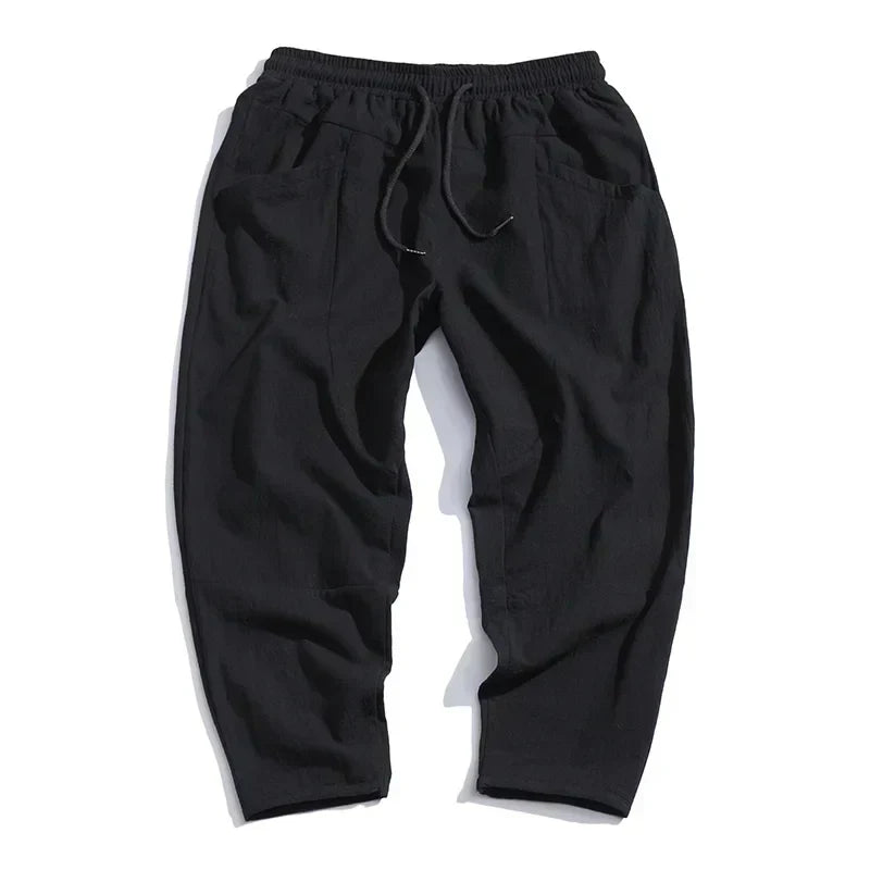 Paul | Herren Leinenhose Cropped im modernen Stil