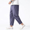 Paul | Herren Leinenhose Cropped im modernen Stil