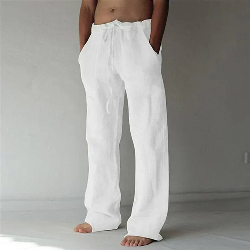 Moritz | Herren Lockere Baumwollhose im Strandlook