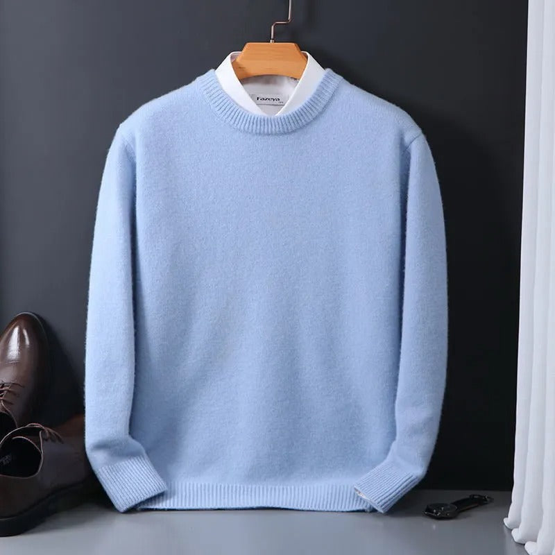 Moritz | Herren Pullover aus Mohair mit geometrischem Muster