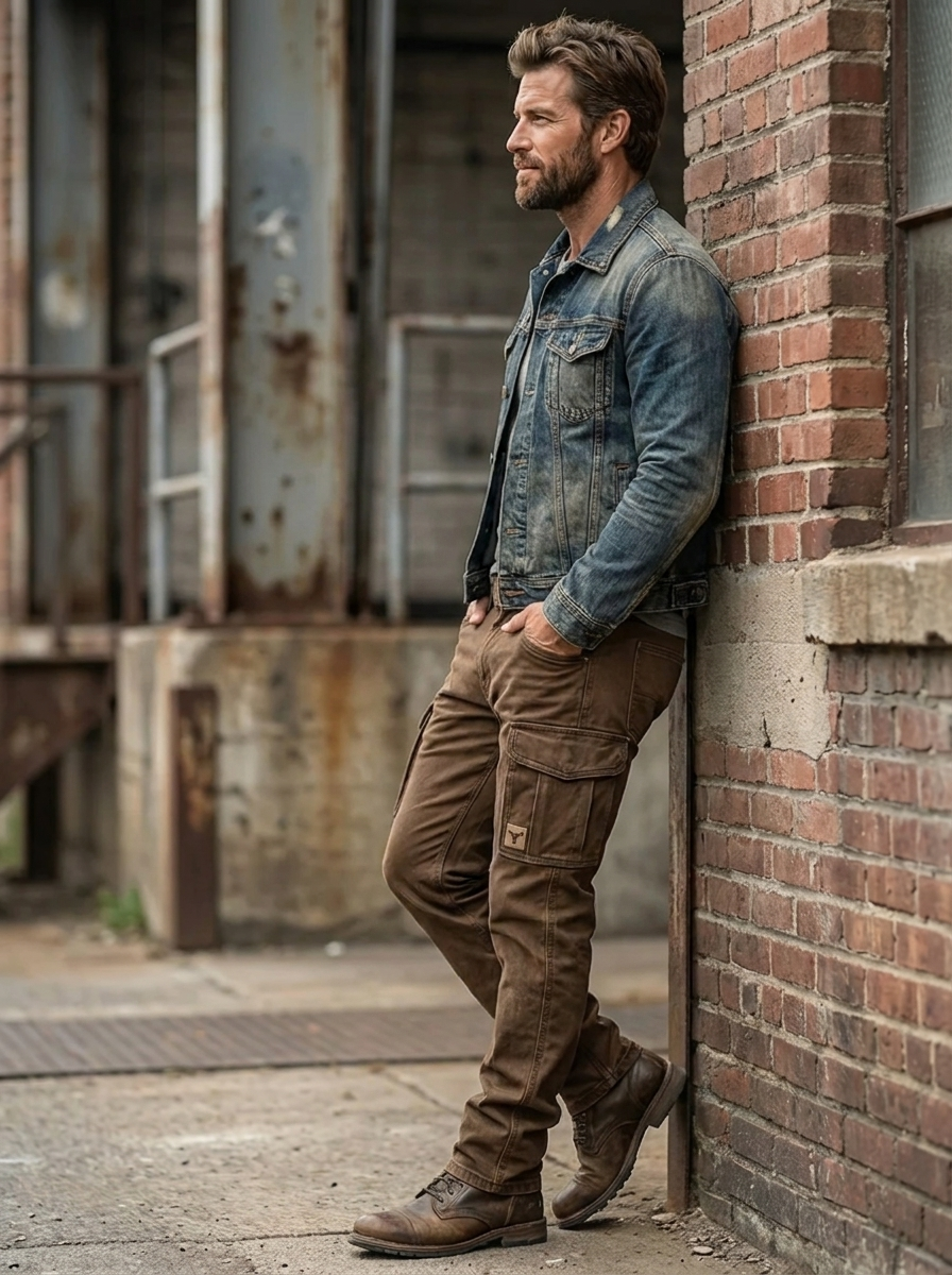 David | Herren robuste Cargo-Hose für Outdoor-Abenteuer