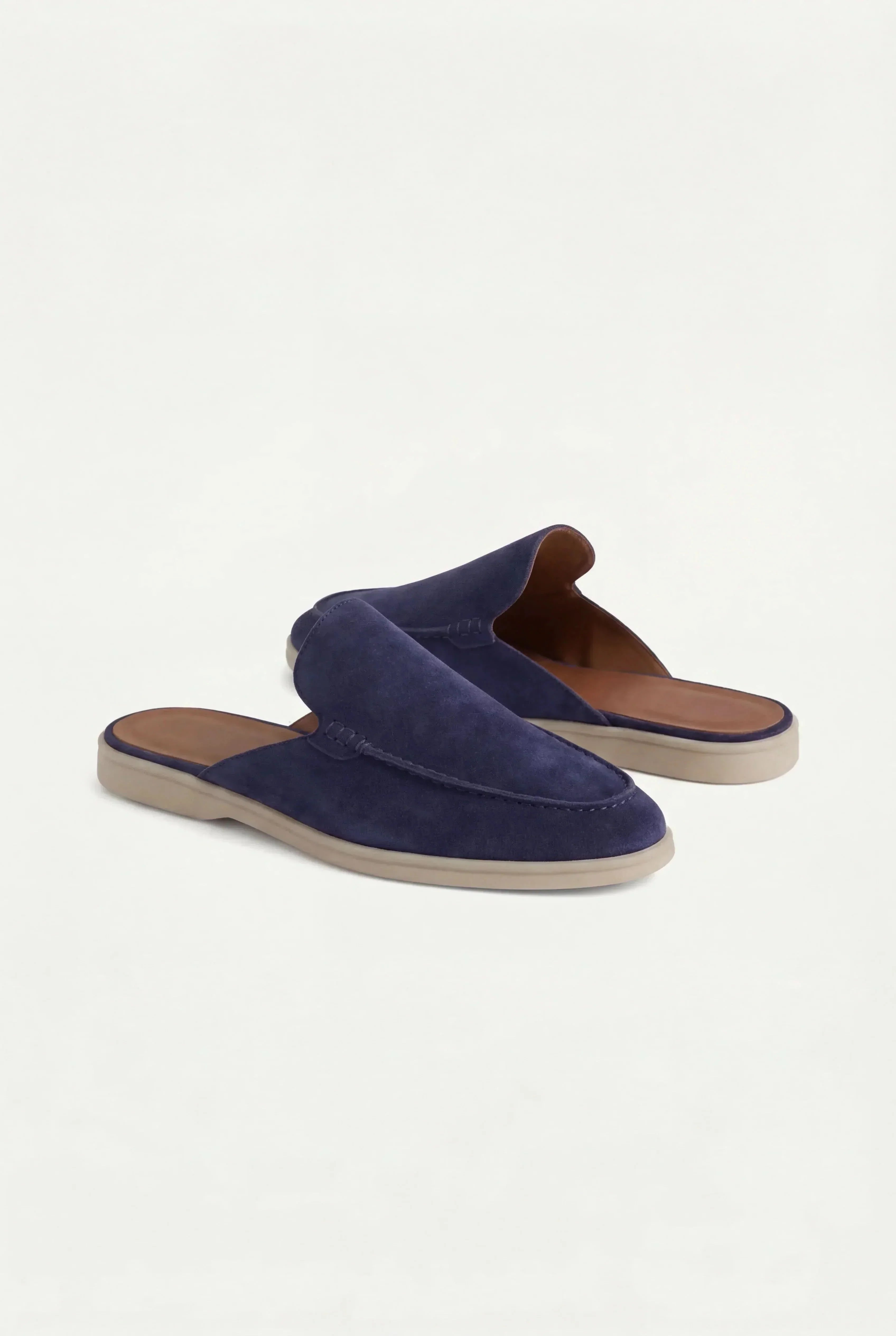 Navy Suede Yacht Slip-On