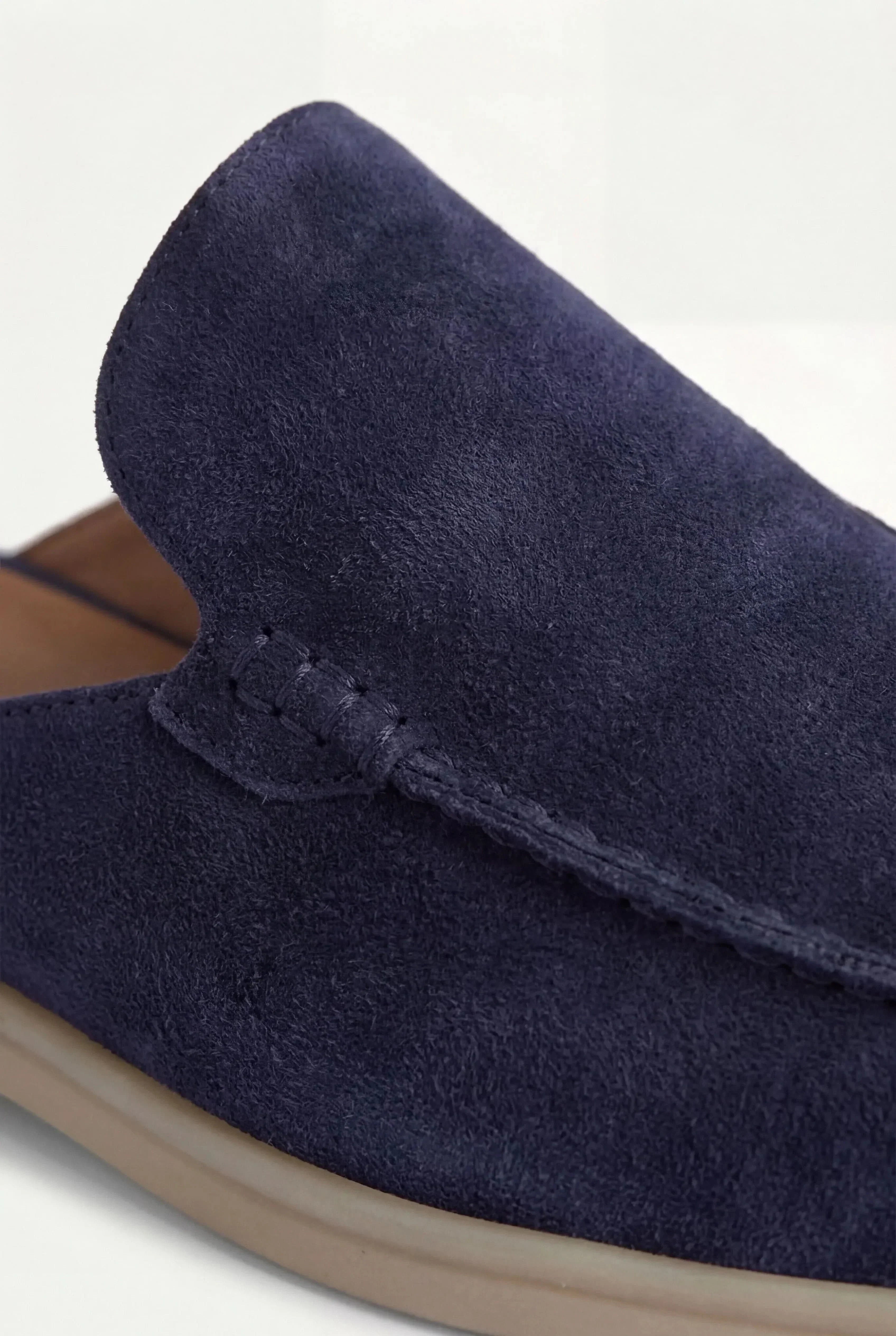 Navy Suede Yacht Slip-On