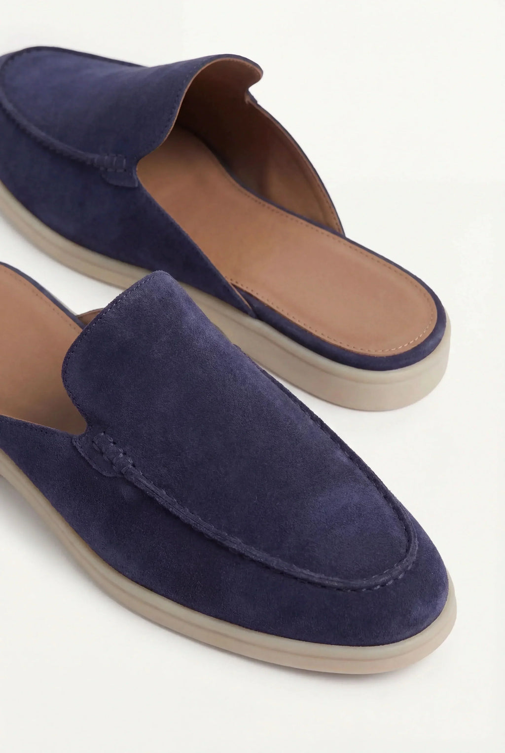 Navy Suede Yacht Slip-On