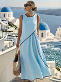 Alina - Gestreiftes Sommerkleid