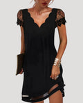 Lena Spitzenkleid Kurzarm