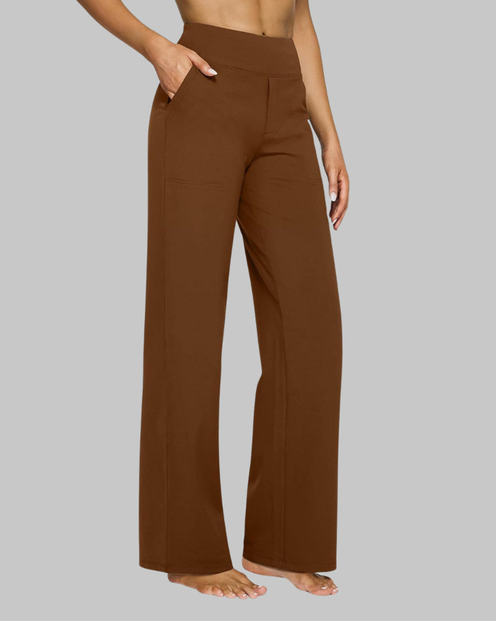 Lena Sportliche Yogahose Hochgeschnitten