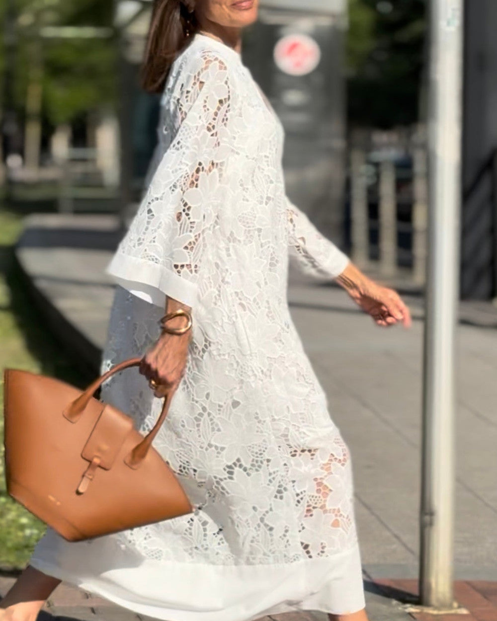 Luana Spitzen Abendkleid Damen