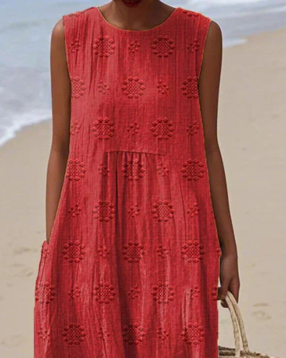 Piper Besticktes Kleid ärmellos Damen